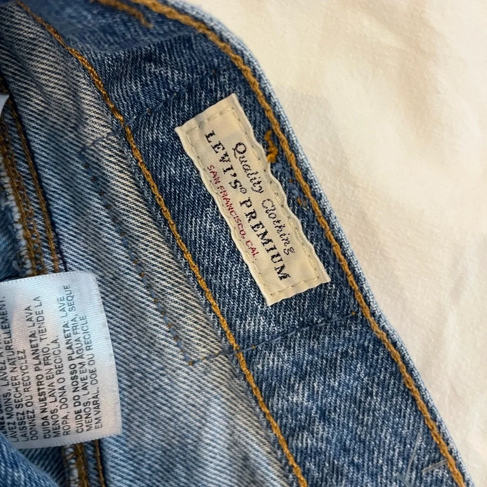 LEVIS patchwork denim shorts - Picture 4 of 6